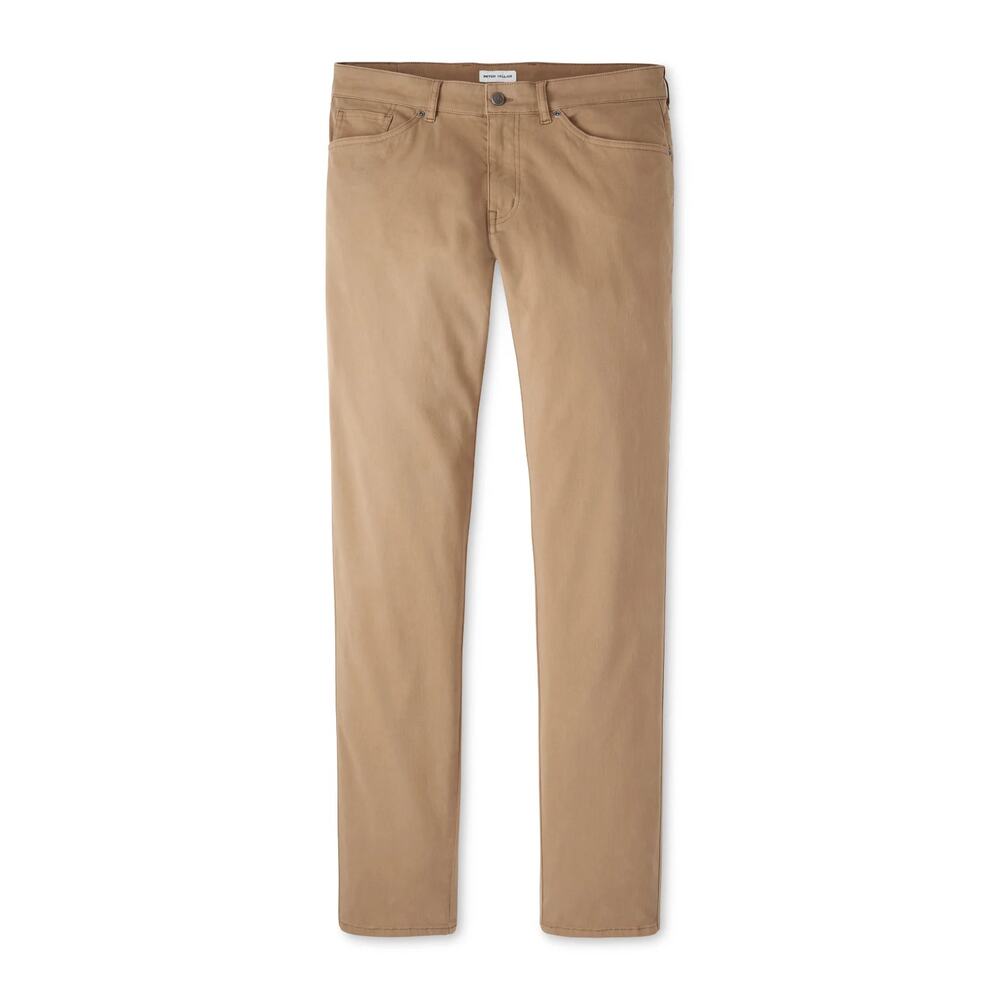 PETER MILLAR 42X34 Signature Sateen Five-Pocket Pant- Color Rye NWT